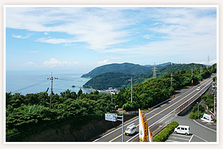 屋上デッキから見える風景