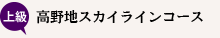 高野地スカイラインコース